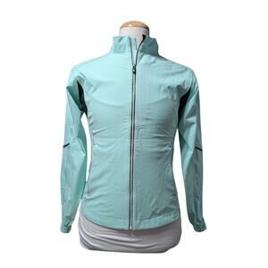 FootJoy FJ DryJoys Full Zip Teal Golf Lightweight Jacket Women's Size XS USED